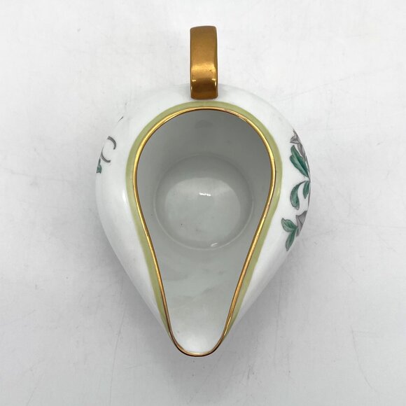 Noritake China Floral Gravy Boat Creamer Made In Japan Porcelain With Gold Trim - Picture 7 of 10